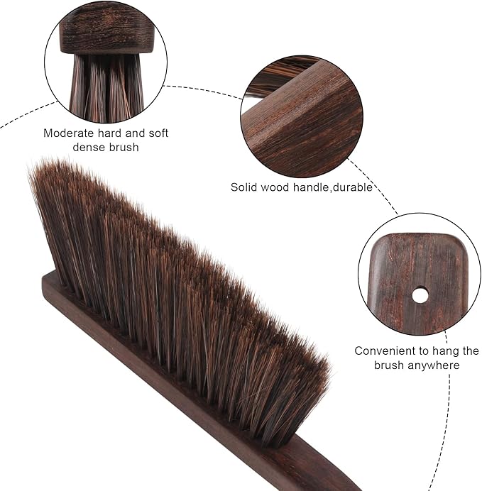 Dust Pan and Brush Set-Handheld Angled DustPan and Hand Broom Set, Large dust