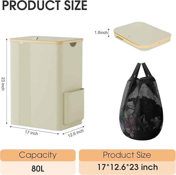 Laundry Basket Clothes Hamper