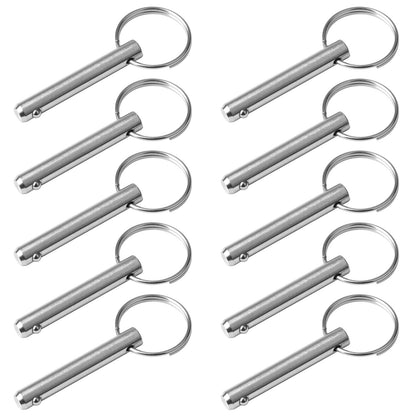 GBGS 10 Pack Quick Release Pin,Dia 5/16"(8mm),Usable Length 1-1/2",316 Stainless Steel,Bimini Top Pin,Marine Hardware