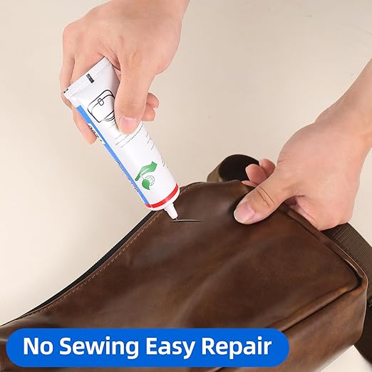 Leather Glue, Permanent，Adhesive Clear, Waterproof，for Sofas, Car Seats