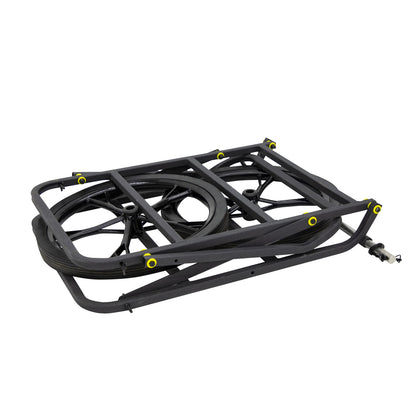 Rivers Edge® Game Cart, Haul Large Game, Tri-Fold Design, from Folded to Full Use, Durable, 300 lb. Hauling Capacity, RE790 Black