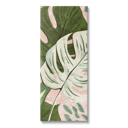 Stupell Industries Tropical Monstera Leaf Shapes Canvas Wall Art, Design by Ziwei Li
