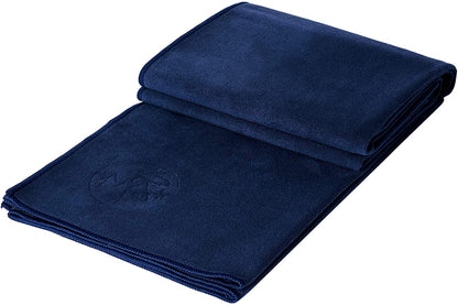 Manduka eQua Hot Yoga Mat Towel - 72" Instant Moisture Activated Grip Ultra Soft Microfiber Quick Dry, Daily Use Ready Lightweight, Travel Friendly Mat Layer 72 x 26.5 inches