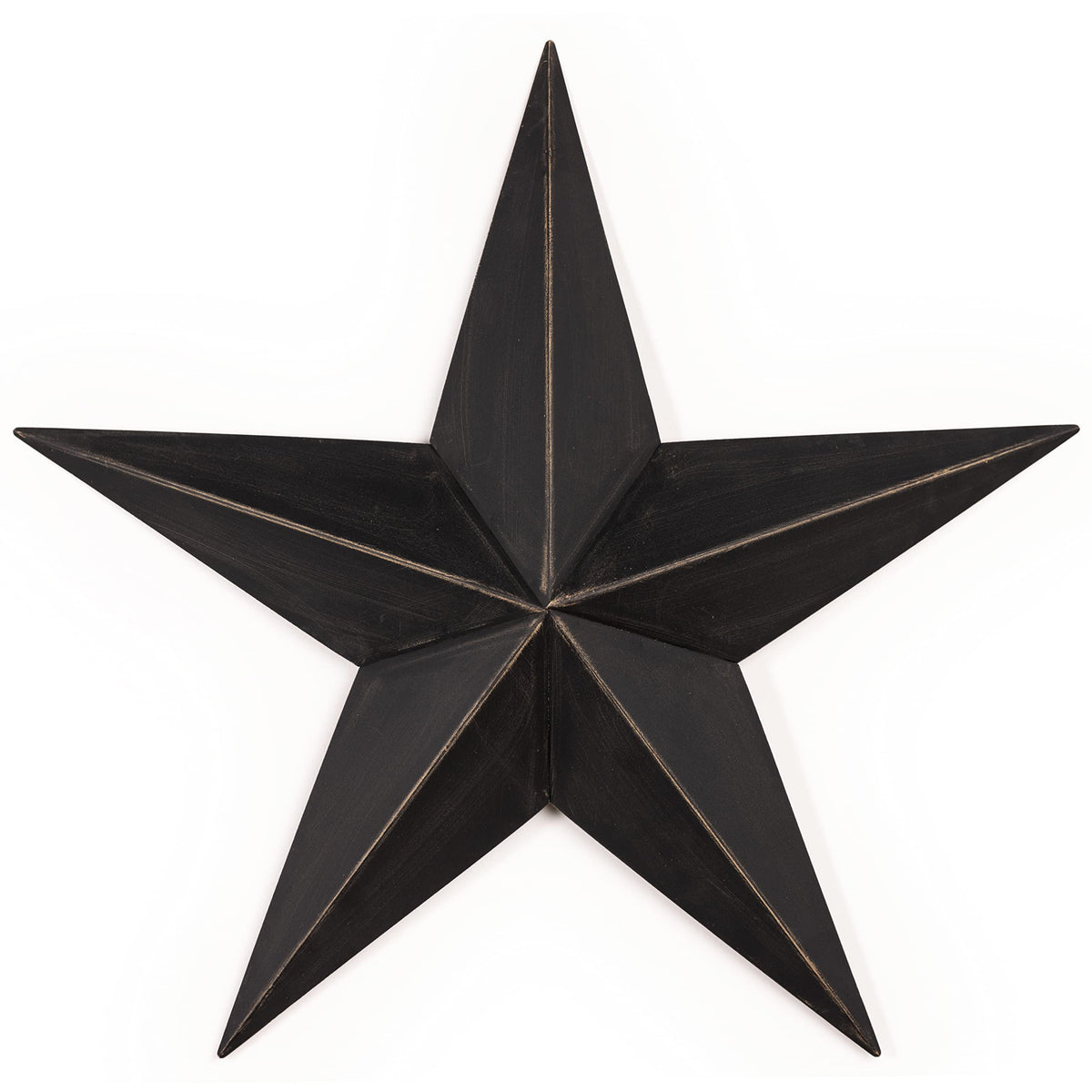The Hearthside Collection CWI Gifts Metal Barn Star - 12" Galvanized Hanging Star - Farmhouse Wall Decor - Black - 1, 12 X 12 X 2