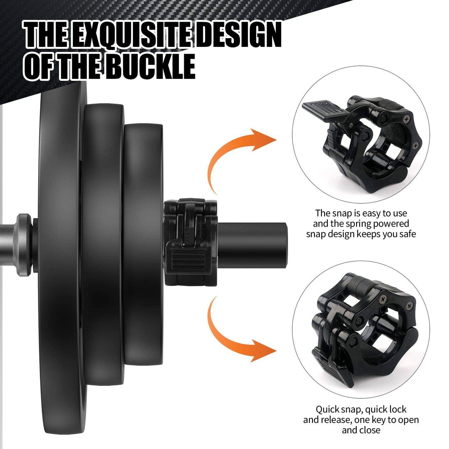GreenBean 2PCS Olympic Adapter Sleeve 11.8" with Olympic Barbell Clamps 2", Converts 1" Standard Weight Plate Posts to 2" Olympic Weight Plate Posts, Removable end Cap