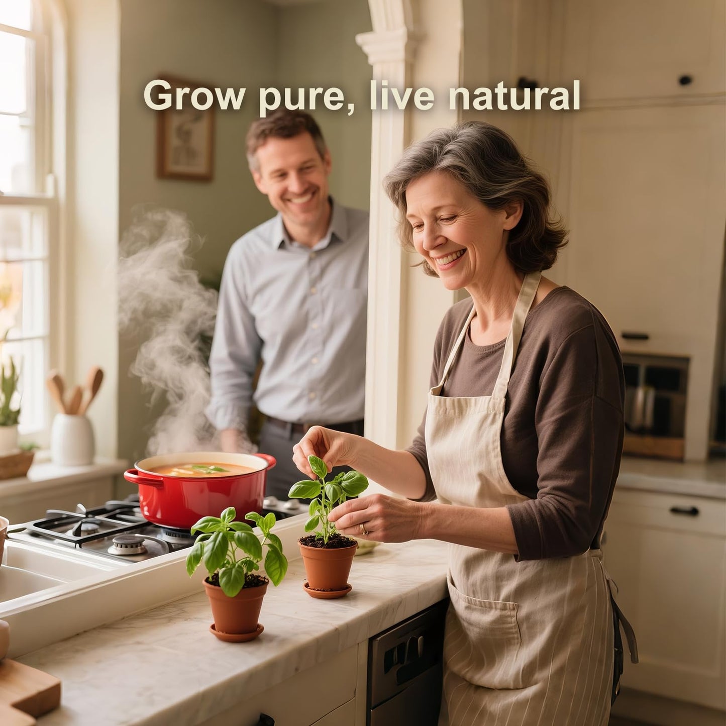 10 Indoor Herb Garden Kit, 33pcs Complete Kitchen Herb Starter Set Including 4-Color Pots, Soil & Tools, Unique Gift Ideas for Plant Lovers, Women, Men, Mom, Friend, Birthday, Housewarming, Christmas