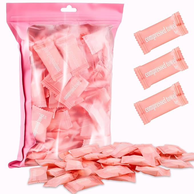 150Pcs Compressed Towel Tablets, Portable Mini Compressed Towels, Disposable