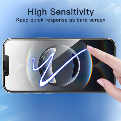 JETech Privacy Full Coverage Screen Protector for iPhone 16e 2025, iPhone 13/13 Pro 6.1-Inch, Anti-Spy Tempered Glass Film, Edge to Edge Protection Case-Friendly, 2-Pack
