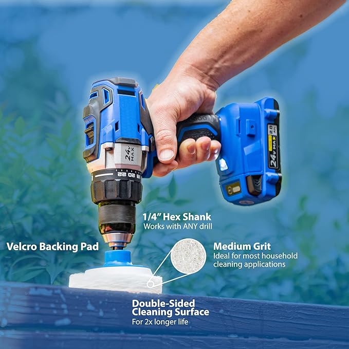 RotoScrub 7 Pack Multi-Purpose Drill Brush Kit
