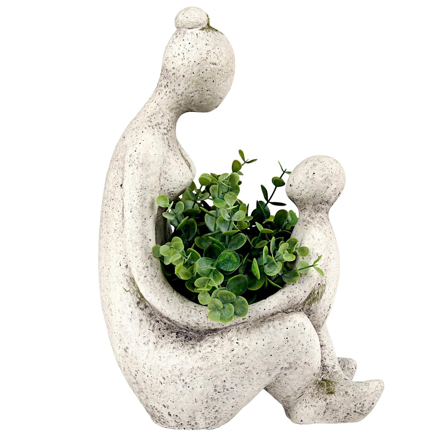 Aclema Unique Planters for Indoor Outdoor Plants Head Face Planter Pot Large Succulent Planters Flower Vase with Drainage Hole Grandmas Love