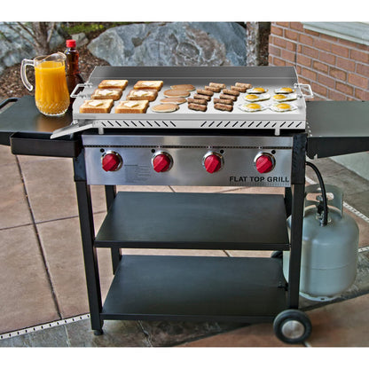 Stanbroil Stainless Steel Flat Top Griddle for Camp Chef 4 Burner Grills, FTG600, FTG900PG, Replacement for FTG600P, Cooking Dimensions: 28" x 17"