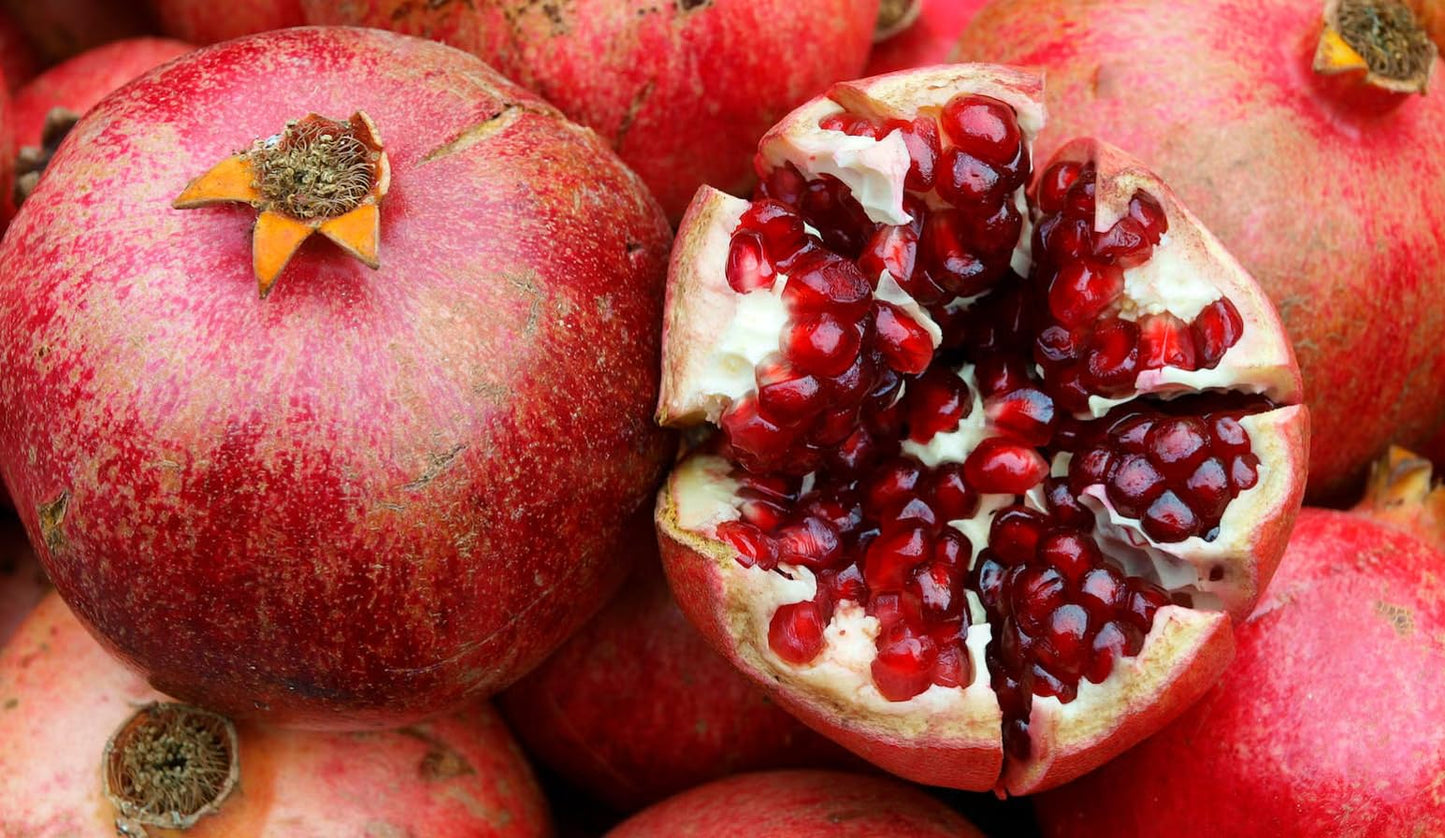 Pomegranate Plant in Half Gallon Pot, 1 Year Old Sweet Pomegranate Plant Live, Hardy, Fruit-Bearing Tree for Garden or Patio