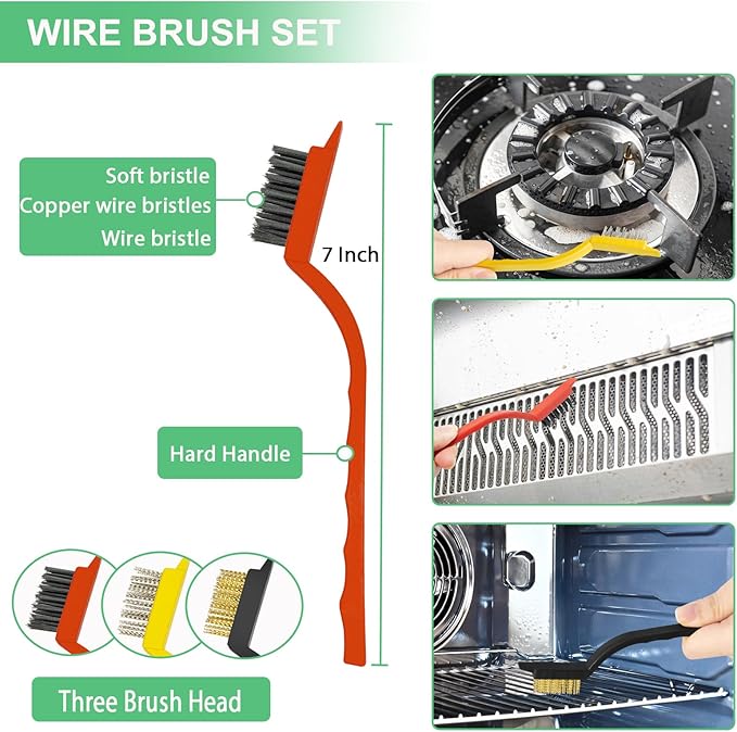 Crevice Cleaning Brush, Hard Bristle Grout Scrub Brushes Tool, Straw Cleaner
