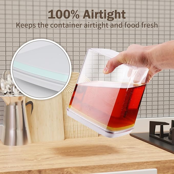 12 Pcs Pop Food Storage Containers Airtight Food Storage Containers Set