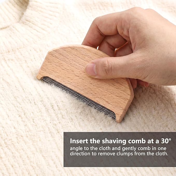 2PCS Cashmere Combs Sweater Comb to Remove Pilling, Manual Pilling Remover