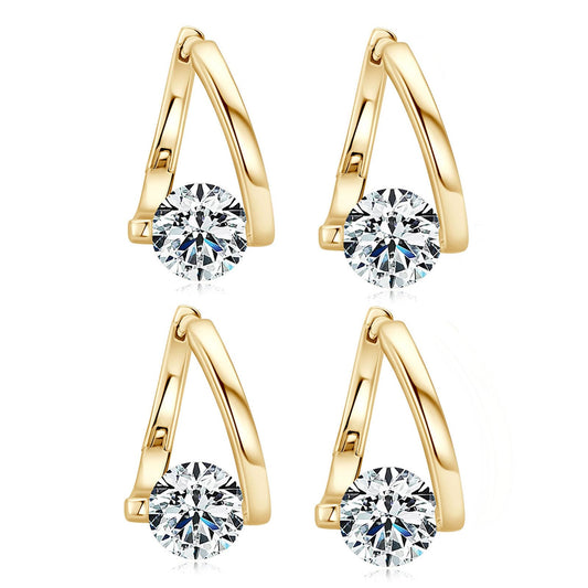 Angyape Halolux Lymphvity Germanium Earrings, Atheniz Halolux Lymphatic Germanium Earrings Lymphatic Drainage Earring Jewelry Gifts for Women（Gold Gold）