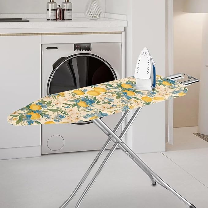 Flower Lemon Ironing Board Covers Fits Standard Sizes Ironing Board Protector
