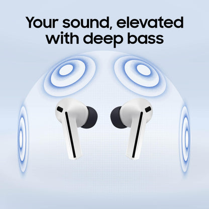 SAMSUNG Galaxy Buds 3 FE (2025) True Wireless Bluetooth Earbuds, Active Noise Cancellation, Powerful Sound, Clear Calls, Long Lasting Battery, Hands Free AI, Gray [US Version, 2 Year Warranty]