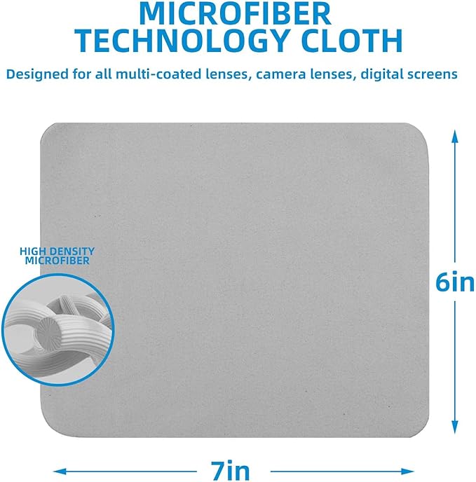 15 Pcs Glasses Cleaning Cloth Cleaner Wipes