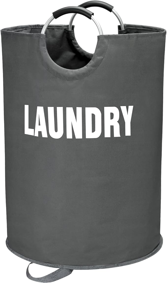 160L XX-Large Laundry Basket, Freestanding Tall Clothes Hamper, Collapsible