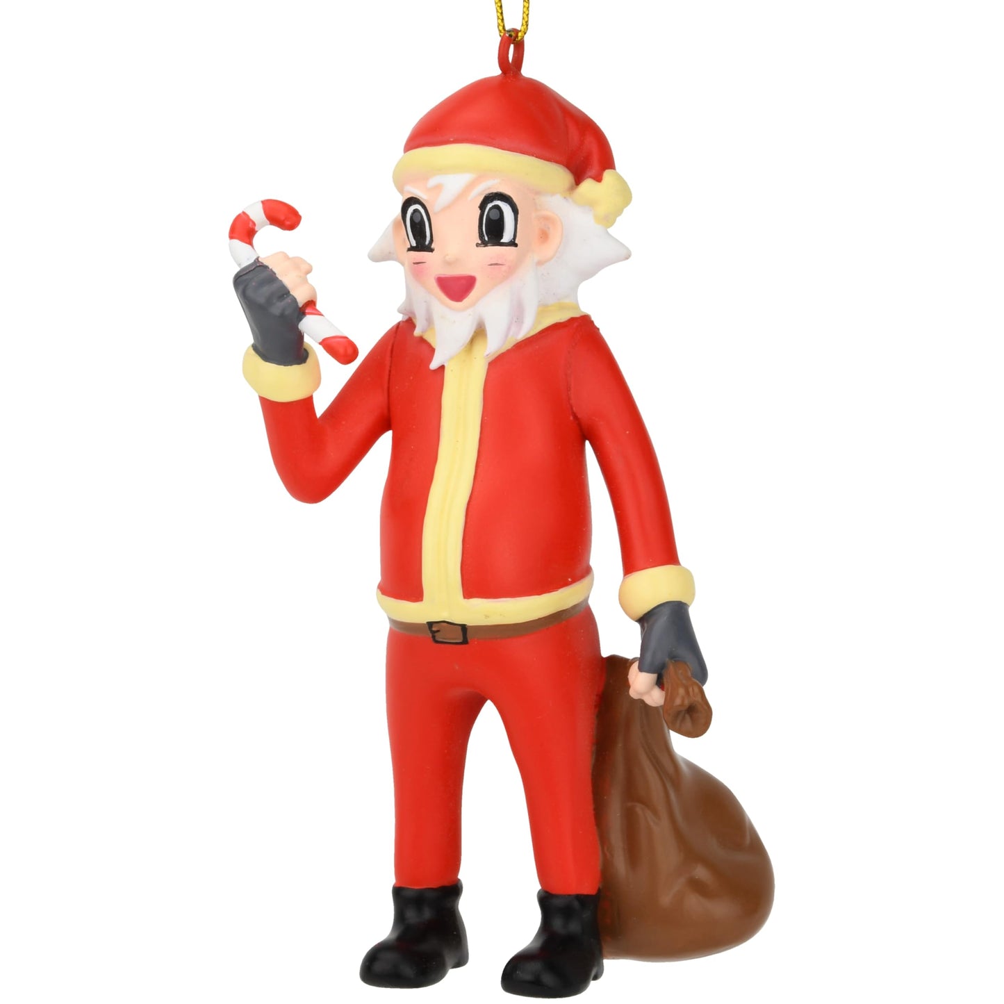 Tree Buddees Anime Christmas Ornament Collection – Choose Anime Santa, Anime Mrs. Claus, or Anime Reindeer – Cute Cartoon Character Holiday Decor (Anime Santa)