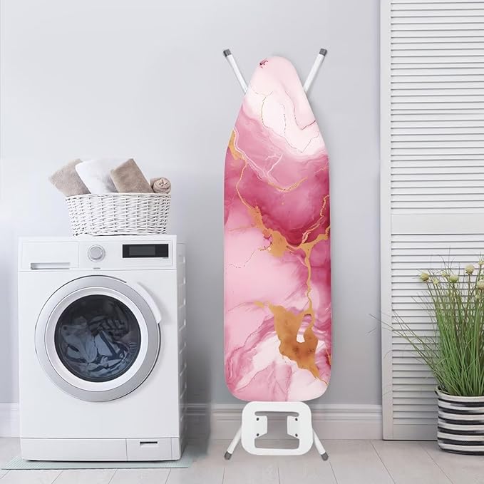 Pink Marble Ironing Board Cover Extra Iron Board Cover Protector Novelty Gifts
