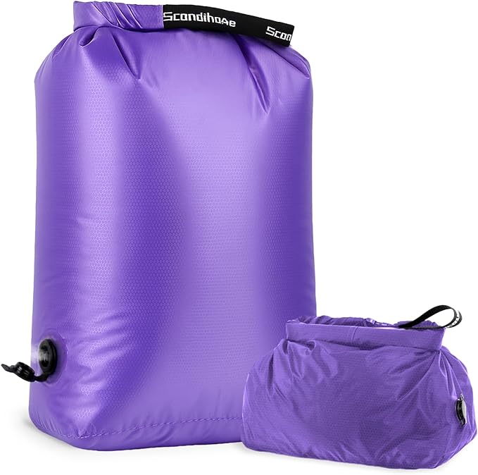 Travel Laundry Bag, Pump Free Vacuum Storage Bag Reusable Compression Dirty