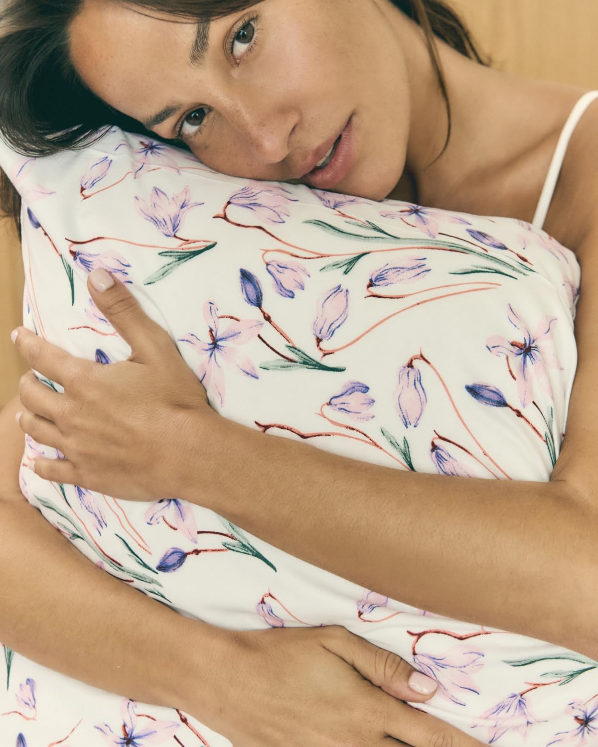 Floral Sheets - Pink Floral Bed Sheet Set - 1 Flat & 1 Fitted & 2 Pillowcases w/ Deep Pockets - Comfy, Wrinkle & Fade Free - Boho Botanical Bedding - Ultra-Soft, Breathable & Cooling - Queen Size Set