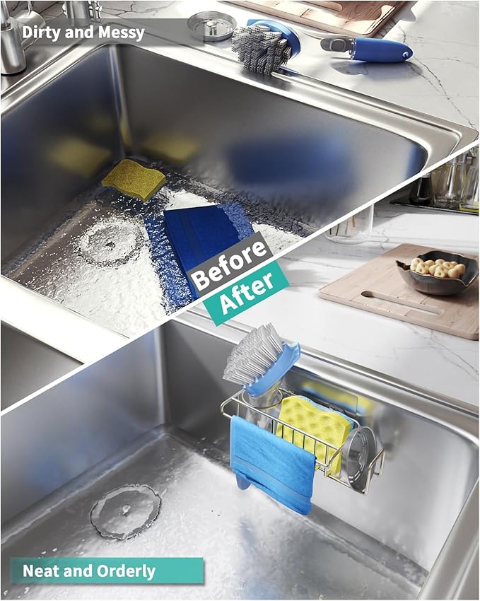 HapiRm Sink Caddy Sponge Holder