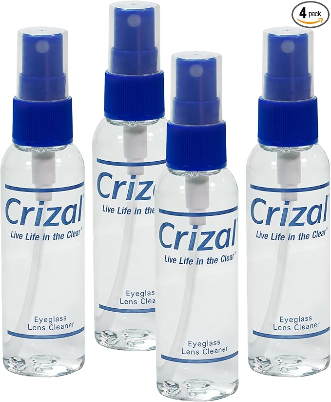 Eyeglass Lens Cleaning Solution – 4 Pack – Safe