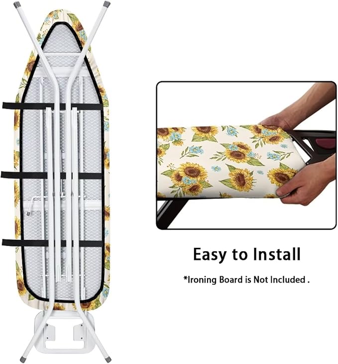 Iron Board Cover Standard Size, Ironing Board Cover, Sunfloral Ironing Board