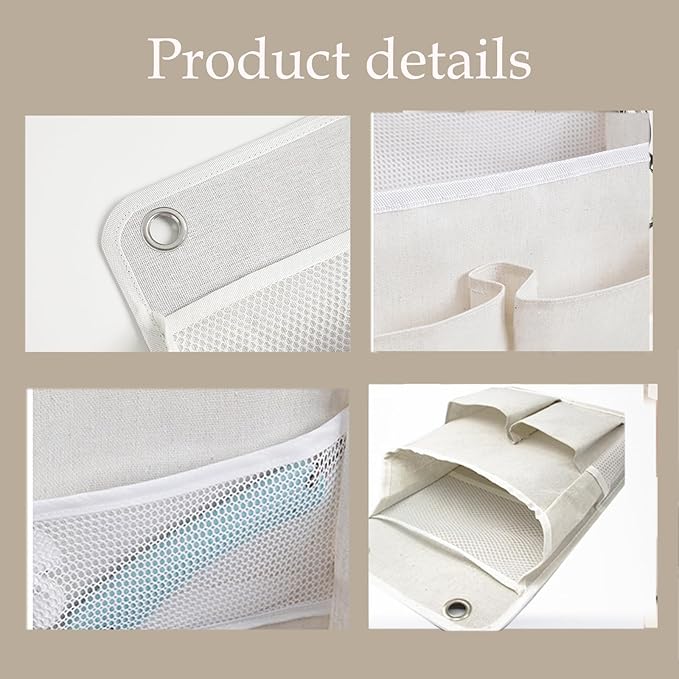 2-Pack Hanging Storage Organizer, Over The Door Hanging Bags/Wall Baskets