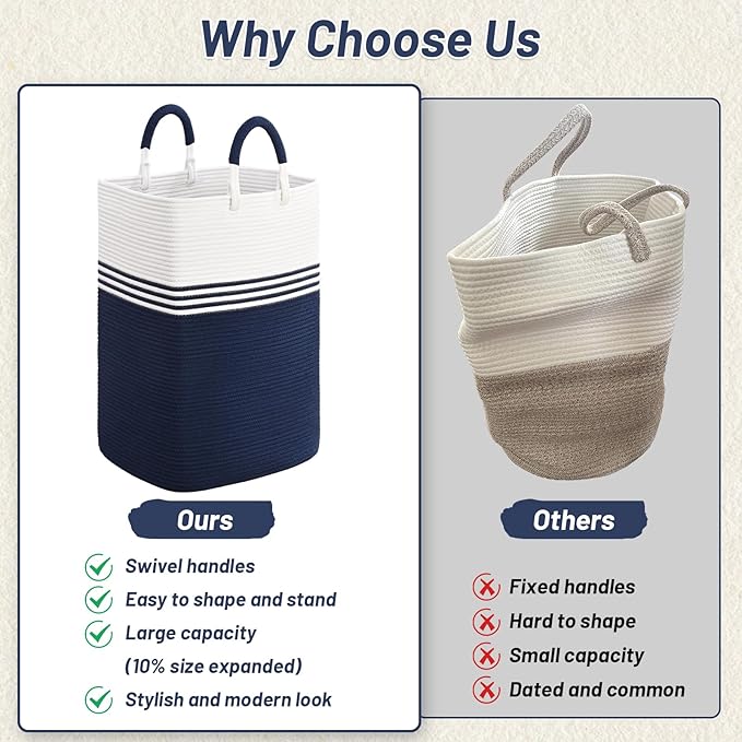 Laundry Basket Hamper, Blanket Storage, Dirty Clothes Hamper