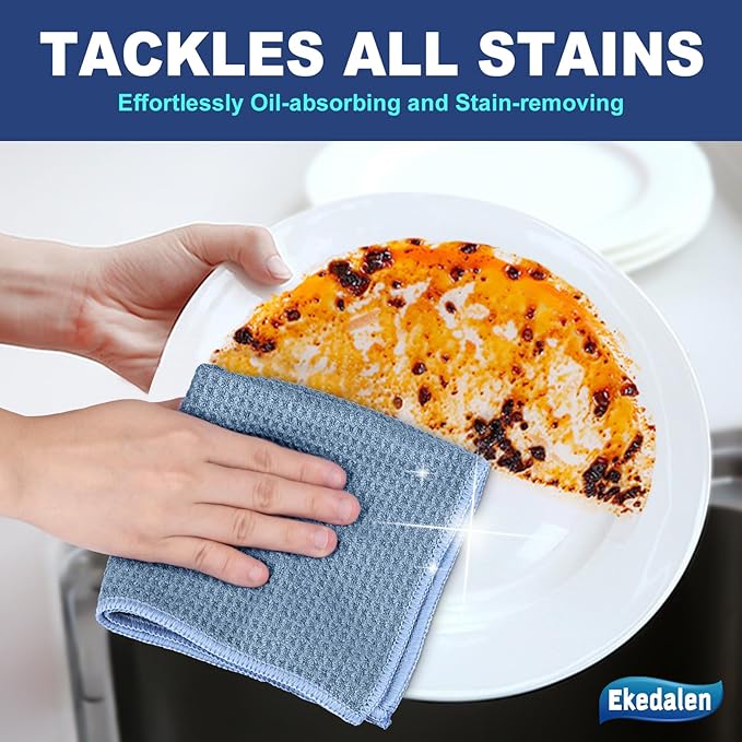 Microfiber Cleaning Cloth Waffle Weave