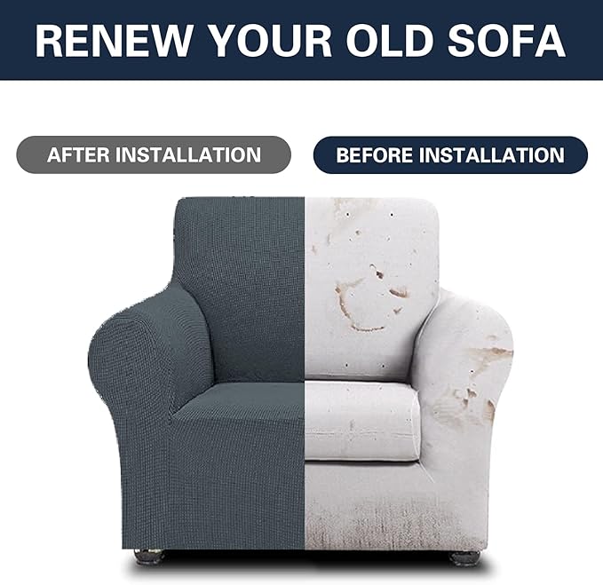 Cupuamon 2026 New Stretch Chair Sofa Slipcovers Couch Cover