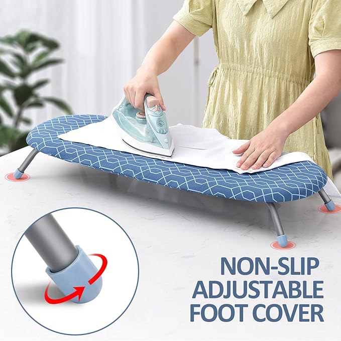 APEXCHASER Foldable Ironing Board, Tabletop Small Iron Board