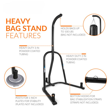 Fuel Pureformance Heavy Bag Stand - Black