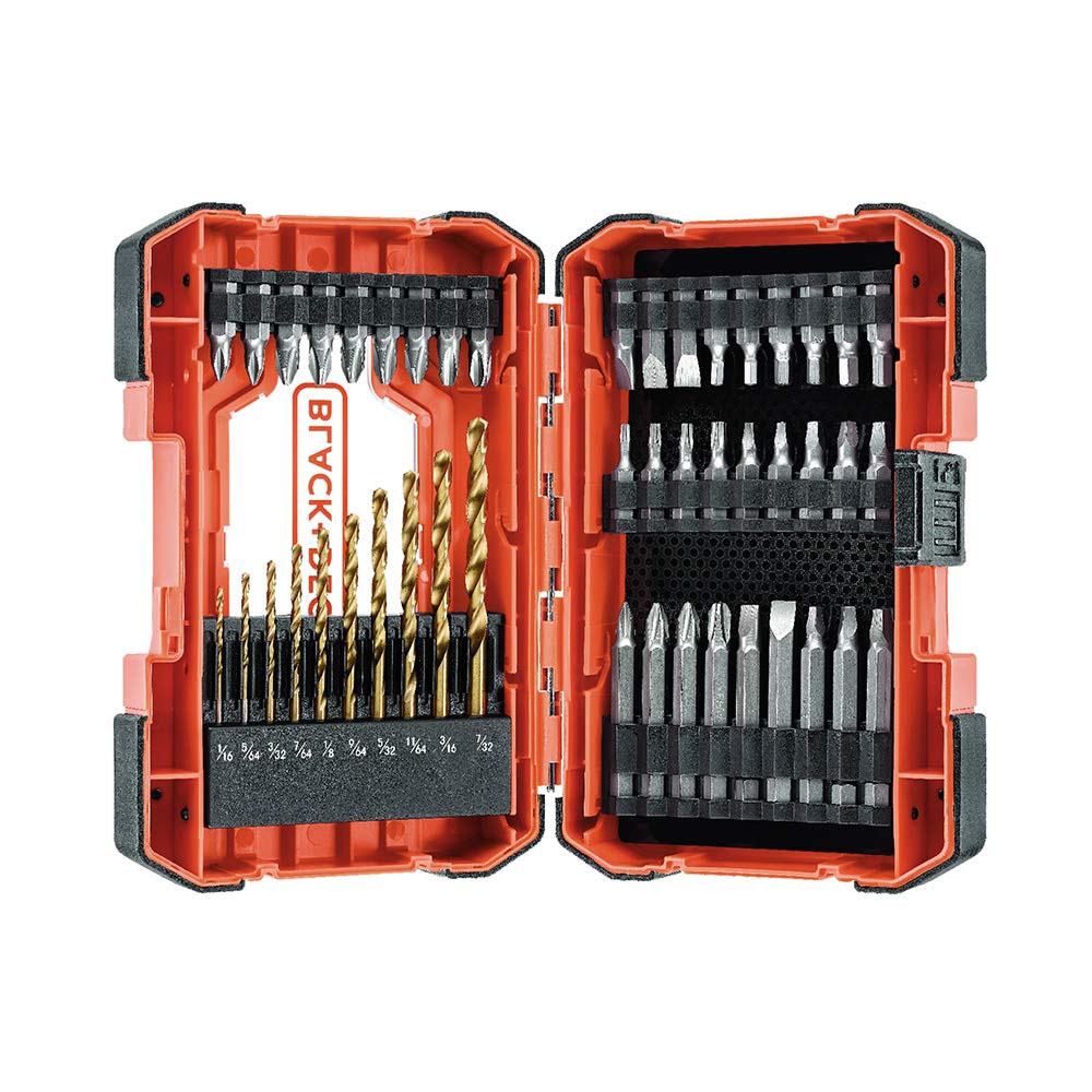 beyond by BLACK+DECKER Drill Bit Set/Screwdriver Bit Set, 46-Piece (BDA46SDDDAEV)