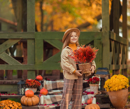 HBell 12 Bundles Artificial Fall Flowers No Fade Faux Autumn Plants,Fake Indoor Outdoor Greenery for Thanksgiving Christmas Wedding Party Home Garden Décor (Autumn)