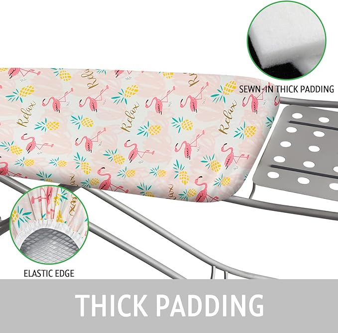 Ironing Board Cover and Pad 15x54 Inch Standard Ironing Board Cover