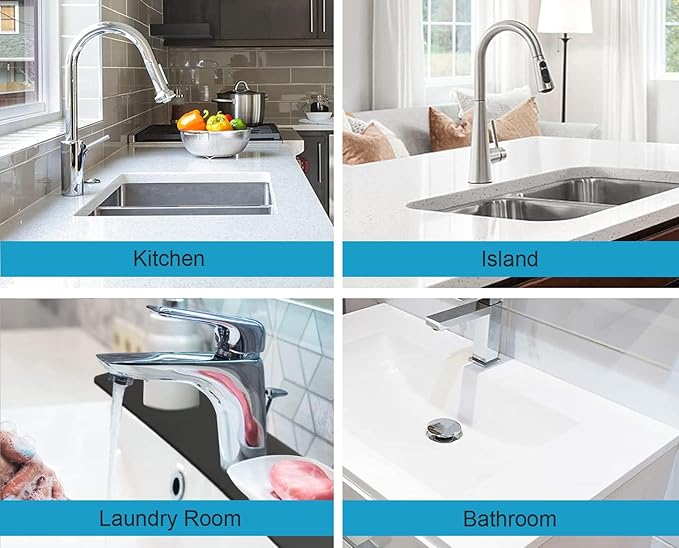 Kitchen Sink Splash Guard Faucet Mat -1 PC Super Absorbent Fast Drying Mat Sink
