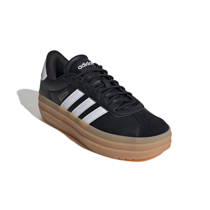 adidas Women's VL Court Bold Shoes, core Black/FTWR White/Cyber met., 6 UK