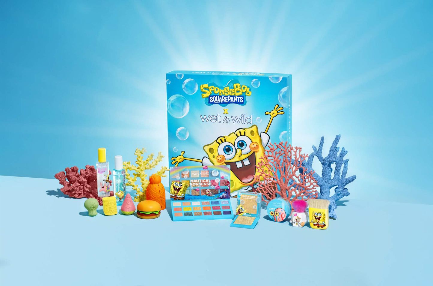 wet n wild SpongeBob SquarePants Collection Makeup Sponge, Hydrophilic, Reusable 3D Beauty Blender for Foundation, Contour & Highlighting, Patrick Star Edition