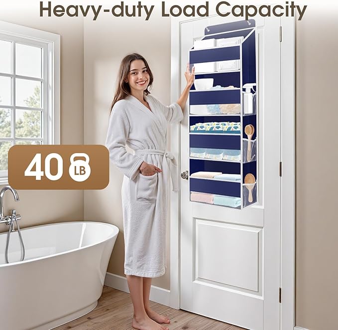 1 Pack Over The Door Organizer, Hanging Storage Organizer