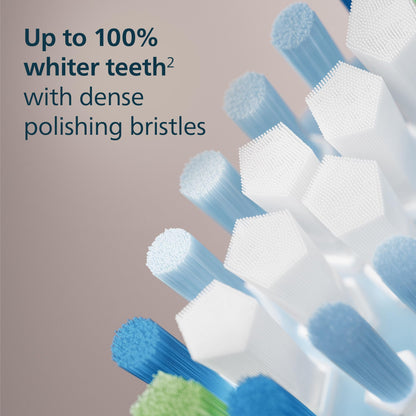 Philips Sonicare Genuine C3 Premium Plaque Control Toothbrush Heads, One Year Supply, 2 Brush Heads, Black, HX9044/95