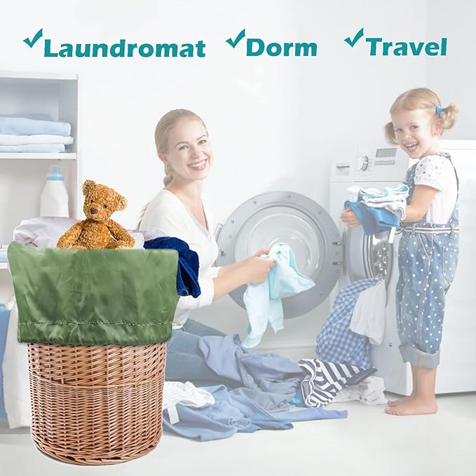 Heavy Duty Laundry Bag 2 Pack XL Nylon Laundry Bags