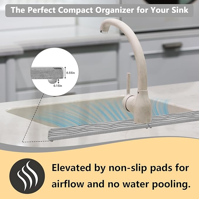 Stone Faucet Mat for Kitchen Sink