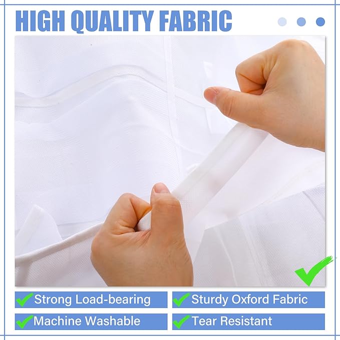 Windyun 40 Over the Door Shoe Organizer Large Breathable Mesh Pocket Clear