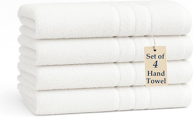 White Hand Towels for Bathroom