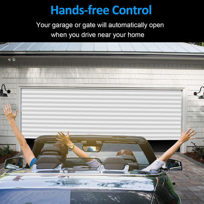 Smart WiFi Garage Door Opener Remote Controller, Smartphone App Control, Compatible with Alexa, Google Assistant and IFTTT, No Hub Required